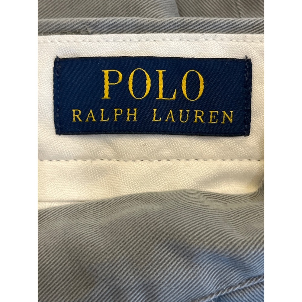 Polo Ralph Lauren Mens Classic Fit Chino Pants Gray 100% Cotton 34x30